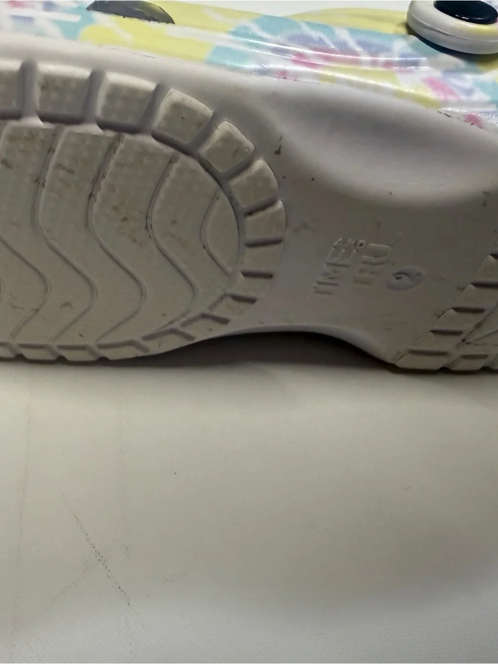 Time and Tru Tie-Dye Clog Sandals - Yellow Multicolor - Picture 8 of 9